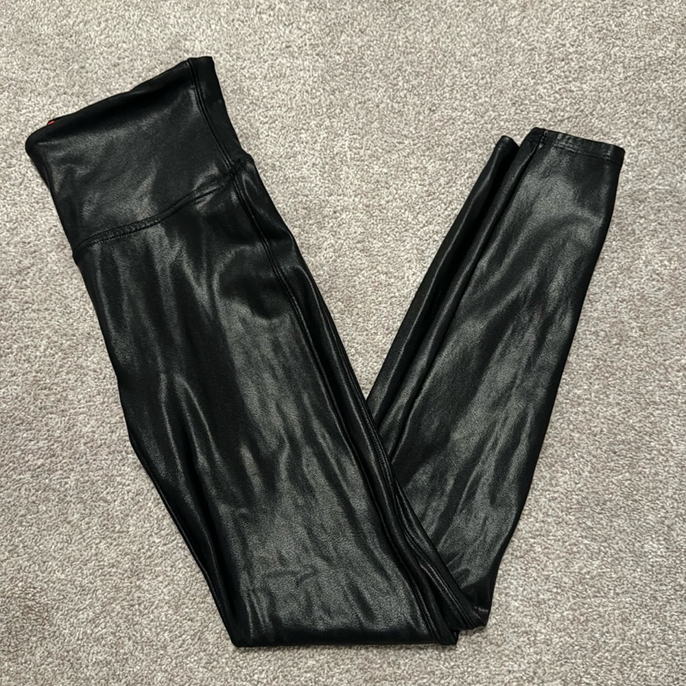SPANX Faux Leather Leggings